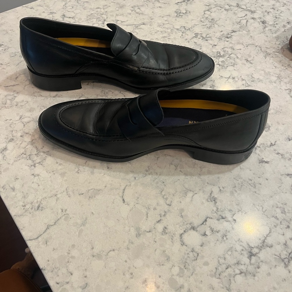 Cole Haan Men's Black Leather Loafers